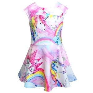 NEW Baby Sara Hannah Banana Unicorn Dress 12 Months